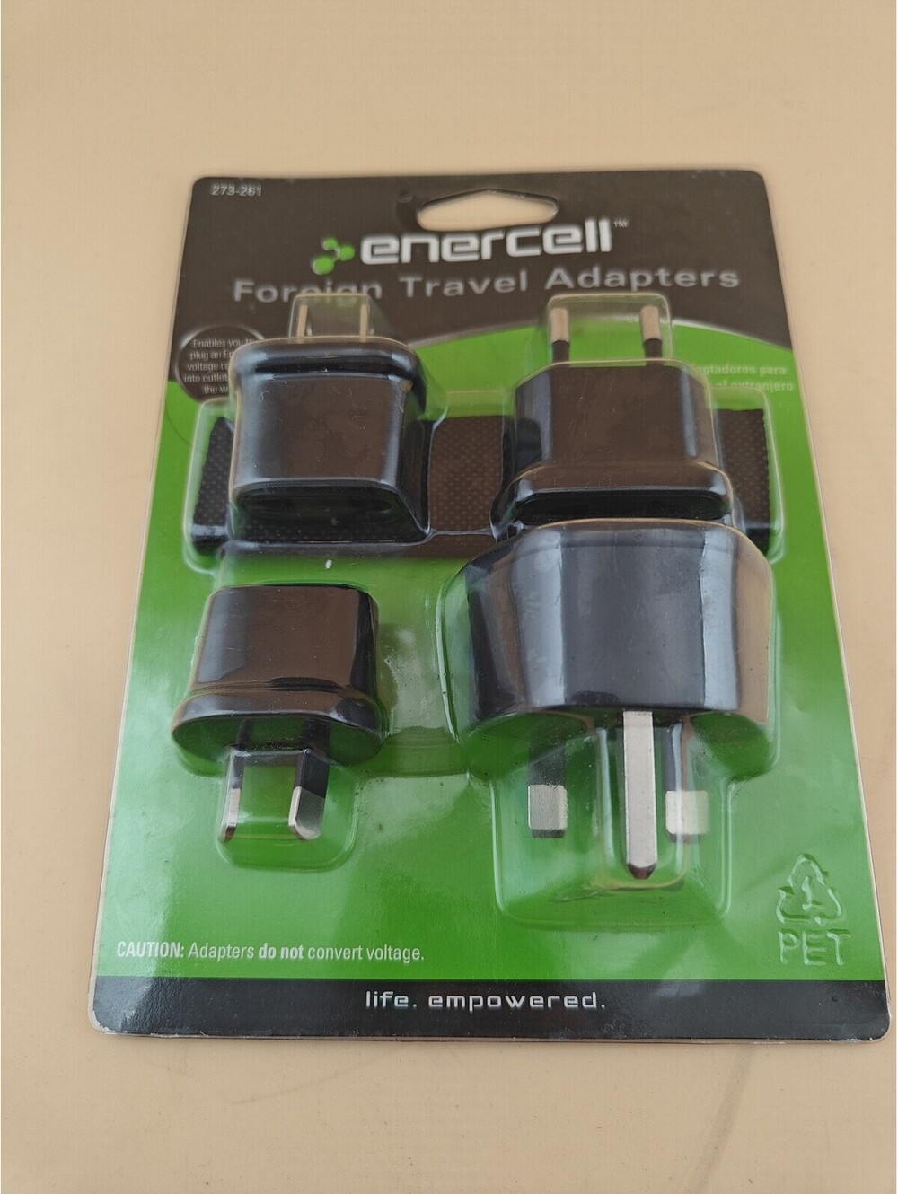 Enercell 273-261 Foreign Travel Adapters